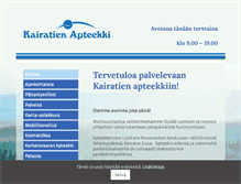 Tablet Screenshot of kairatienapteekki.fi